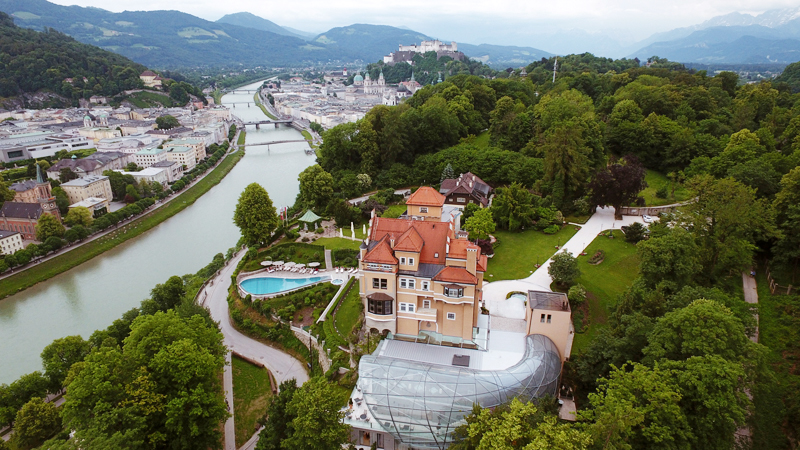 Einen Tag ausspannen über den Dächern von Salzburg